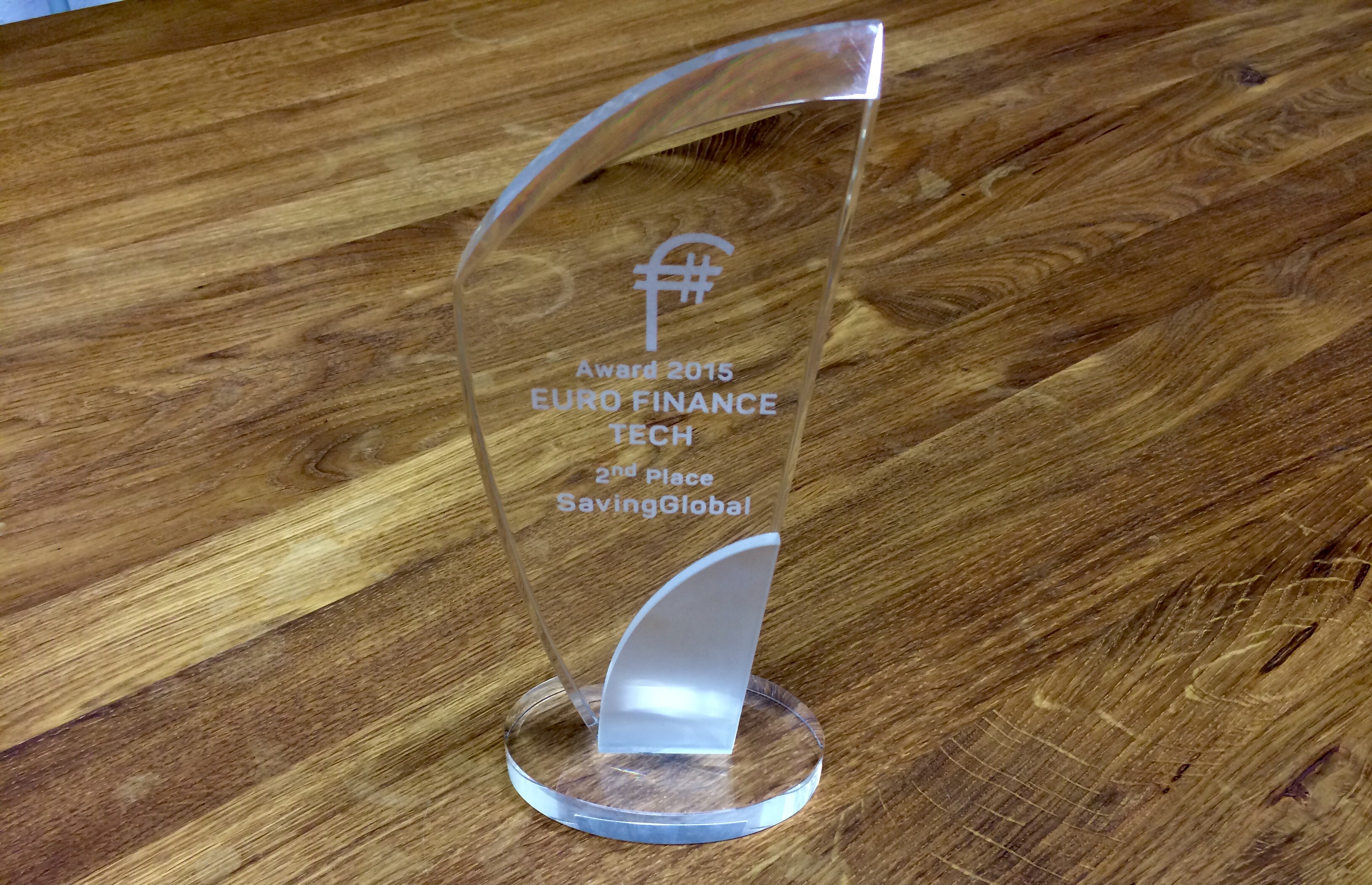 2. Platz des Euro Finance Tech Awards